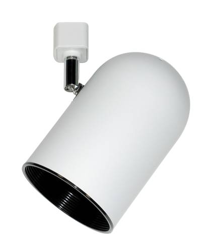 TRACK LIGHT HEAD ROUND CYLINDER WHITE PAR30 - Click Image to Close