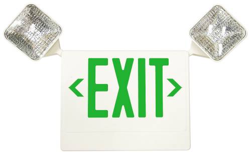 EMERGENCY EXIT FIXTURE WITH LIGHTS 22-3/4" WIDE X 10-1/8" HIGH X - Click Image to Close