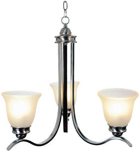 SANIBEL CHANDELIER CEILING FIXTURE WITH THREE 13 WATT COMPACT F - Click Image to Close