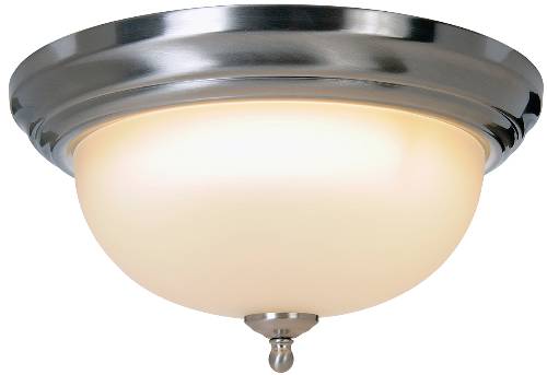 SONOMA FLUSH MOUNT CEILING FIXTURE WITH ONE 22 WATT COMPACT TYP