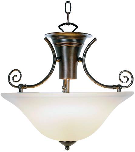 WELLINGTON PENDANT CEILING FIXTURE WITH TWO 40 WATT COMPACT TYP