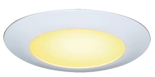 RECESSED LIGHTING ALBALITE LENS SHOWER TRIM 6 IN. WHITE - Click Image to Close