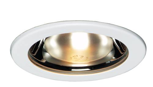 RECESSED LIGHTING UNIVERSAL BAFFLE TRIM 4 IN. WHITE METAL BAFFLE - Click Image to Close
