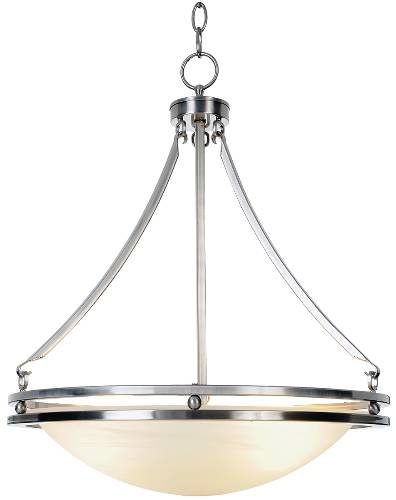 CONTEMPORARY CHANDELIER CEILING FIXTURE WITH THREE 13 WATT GU24 - Click Image to Close