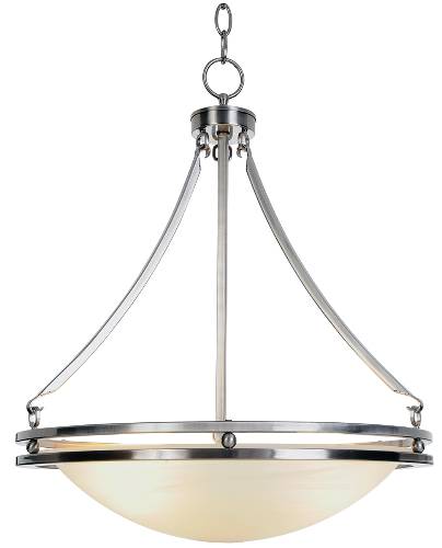 CONTEMPORARY CHANDELIER CEILING FIXTURE WITH FIVE 13 WATT GU24 T - Click Image to Close