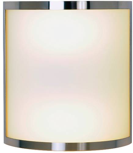 CONTEMPORARY WALL SCONCE FIXTURE WITH TWO 13 WATT GU24 TYPE FLUO
