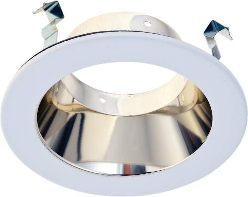 RECESSED LIGHTING ALZAK REFLECTOR TRIM 5 IN. BRASS WITH WHITE TR