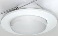 RECESSED LIGHTING EYEBALL TRIM 5 IN. ID WHITE - Click Image to Close