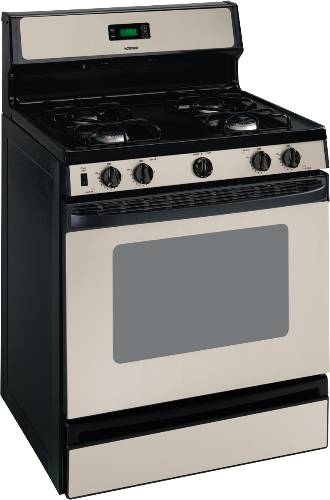 HOTPOINT 30 IN. FREE STANDING ELECTRIC RANGE STAINLESS STEEL - Click Image to Close