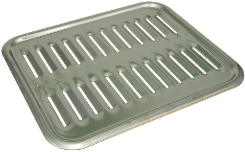 PORCELAIN BROILER PAN 12-3/4 IN. W X 15-1/4 IN. L X 1-1/2 IN. D - Click Image to Close