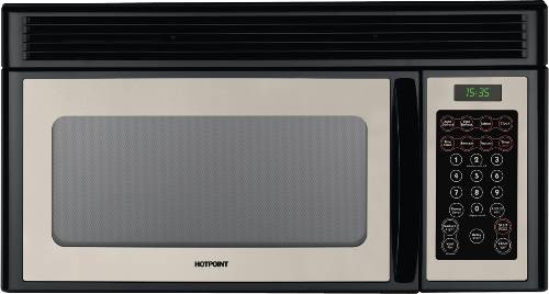 HOTPOINT 1.5 CU. FT. OVER-THE-RANGE MICROWAVE OVEN STAINLESS STE