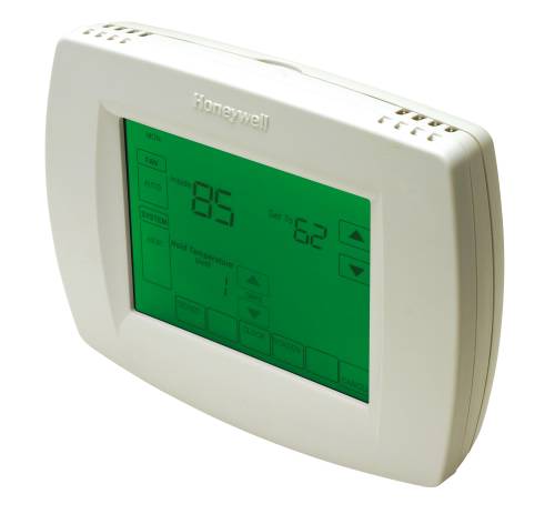 UNIVERSAL PROGRAMABLE T STAT 3 STAGE COOL AND 2 STAGE HEAT WHITE - Click Image to Close