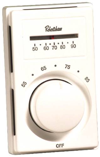 HEAT ONLY DPST LINE VOLTAGE THERMOSTAT - Click Image to Close