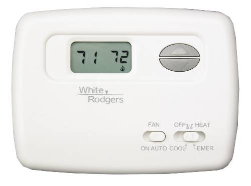 WHITE RODGERS NON PROGRAMMABLE HEAT PUMP THERMOSTAT - Click Image to Close