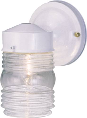 OUTDOOR JELLY JAR FIXTURE WHITE - Click Image to Close