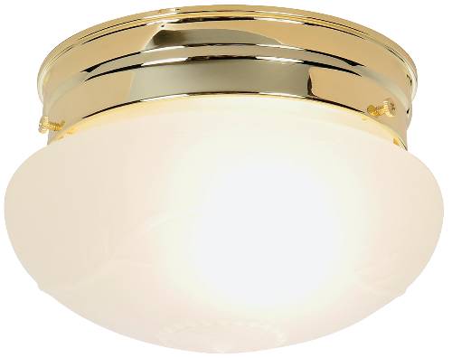FRENCH CRYSTAL FLUSH MOUNT CEILING FIXTURE, MAXIMUM ONE 60 WATT - Click Image to Close