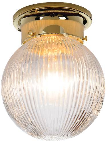 REPLACEMENT GLASS FOR CRYSTAL RIBBED GLOBE CEILING FIXTURE