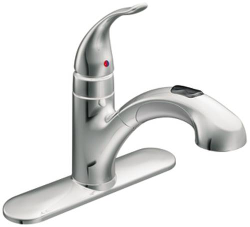 INTEGRA KITCHEN FAUCET PULL-OUT SPRAY CHROME LEAD FREE - Click Image to Close
