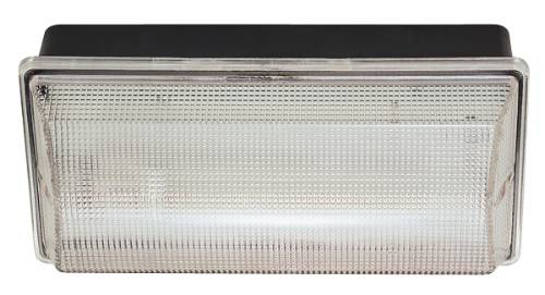 COMPACT FLUORESCENT HIGH IMPACT WALL FIXTURE - Click Image to Close