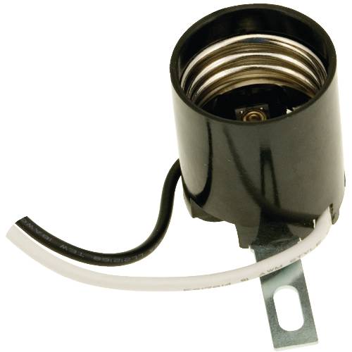 STANDARD BASE SOCKET WITH STRAIGHT BRACKET - Click Image to Close