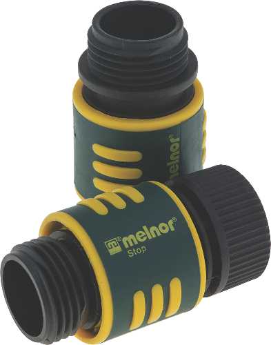 MELNOR HOSE CONNECTOR KIT 2 MALE/2 FEMALE COUPLINGS - Click Image to Close