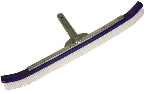 POOL BACK BRUSH, COMMERCIAL ALUMINUM 24 IN - Click Image to Close