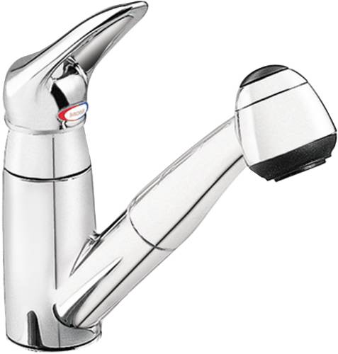 SALORA KITCHEN FAUCET PULL OUT SPRAY CHROME LEAD-FREE - Click Image to Close