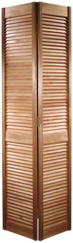 LOUVERED BIFOLD DOOR 36 IN. X 80 IN. WOOD - Click Image to Close