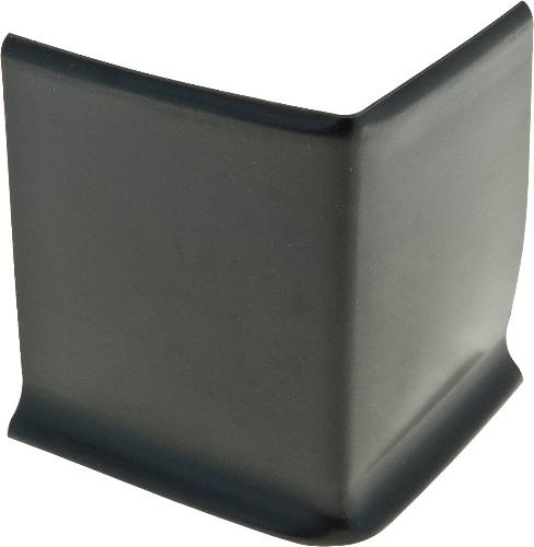 WALL BASE OUTSIDE CORNERS 4 IN. BLACK - Click Image to Close
