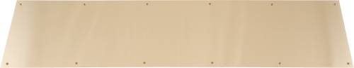 BRASS PLATED DOOR KICK PLATE 8 IN. X 34 IN. - Click Image to Close