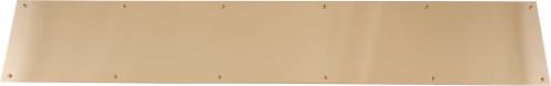 GOLD ANODIZED ALUMINUM DOOR KICK PLATE 10 IN. X 34 IN. - Click Image to Close