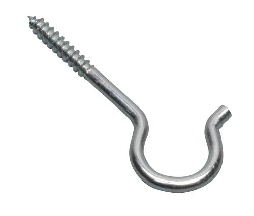 OPEN EYE SCREW HOOK 1/4 IN. X 4-1/4 IN. - Click Image to Close