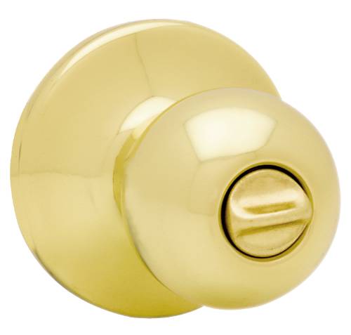 KWIKSET POLO PRIVACY POL BRASS - Click Image to Close