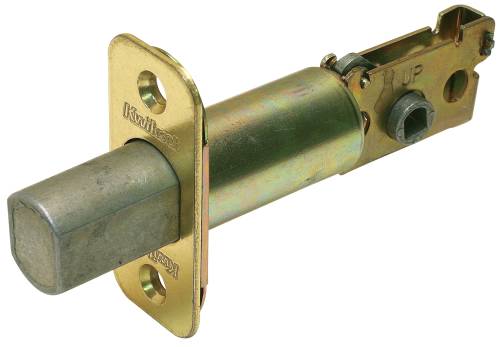 KWIKSET 660 ROUND CORNER DEADBOLT LATCH WITH 2-3/8 IN. BACKSET, - Click Image to Close