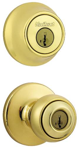 KWIKSET COMBINATION SET 440T/660 POLISHED BRASS - Click Image to Close
