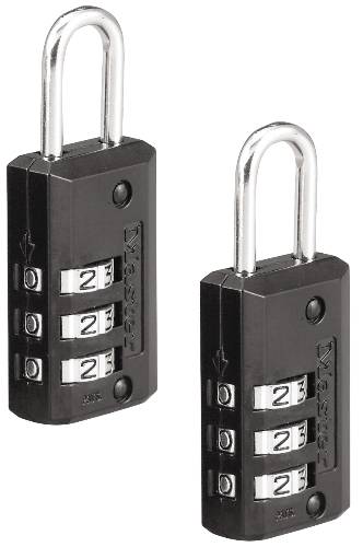 MASTER LOCK RESETTABLE COMBO LUGG LOCK TWIN PACK - Click Image to Close