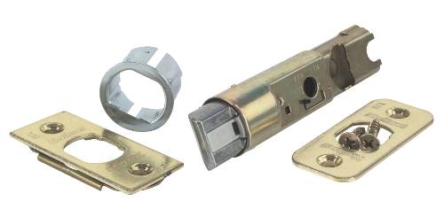 WEISER NEW STYLE ADJUSTABLE SPRINGLATCH POLISHED BRASS - Click Image to Close