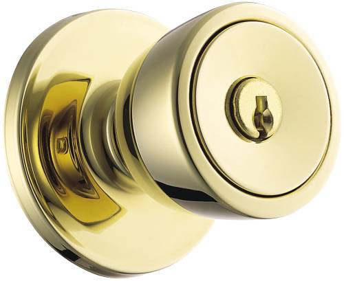 WEISER ENTRY WELCOME HOME SERIES A RESIDENTIAL POLISHED BRASS