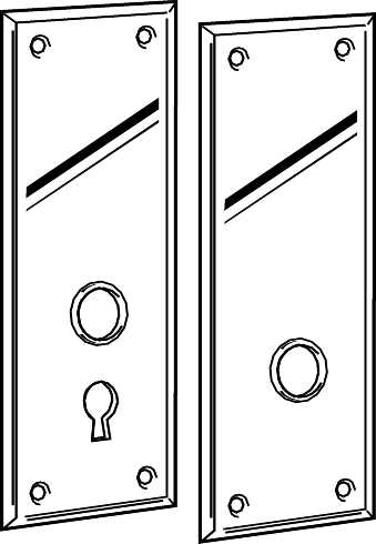 DOOR PLATE BRASS - Click Image to Close