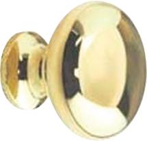 HIGH DENSITY ZINC CABINET KNOB 1-1/4 IN. OIL RUBBED BRONZE - Click Image to Close