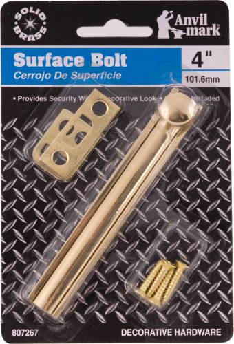 ANVIL MARK SURFACE BOLT 4 IN. - Click Image to Close