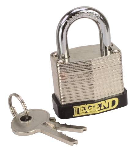 LEGEND PADLOCK WITH BUMPER 1-1/4 IN. - Click Image to Close