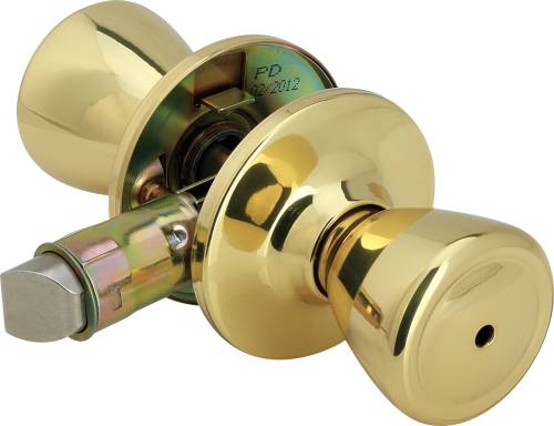 LEGEND MOBILE HOME PRIVACY LOCKSET POLISHED BRASS - Click Image to Close