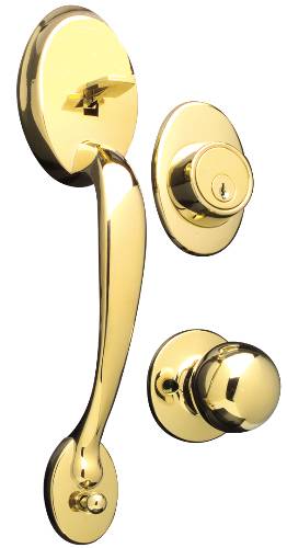 LEGEND COMBO ENTRY HANDLE AND DEADBOLT LOCKSET WITH ADJUSTABLE B