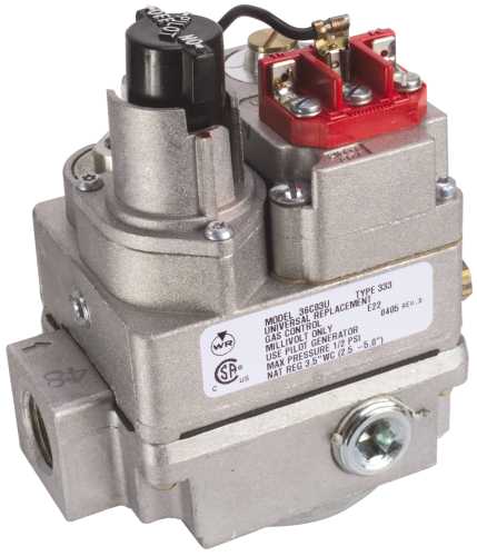 WHITE RODGERS GAS VALVE SIDEOUT MILLIVOLT - Click Image to Close