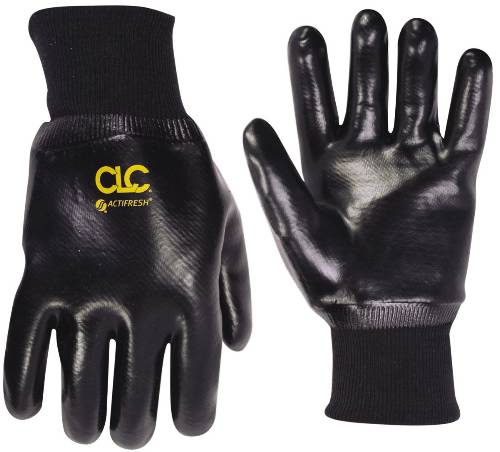 GLOVES COATED RUBBER KNIT - Click Image to Close