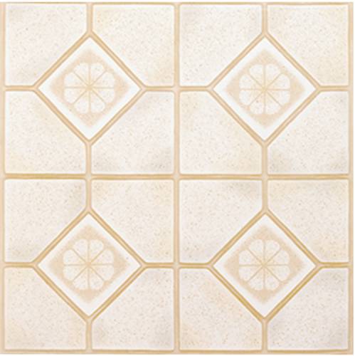 FLOOR TILE NO WAX SELF STICK 12 IN. X 12 IN. ALMOND/SAND - Click Image to Close