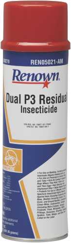 RENOWN DUAL P3 RESIDUAL INSECTICIDE AEROSOL 17OZ - Click Image to Close