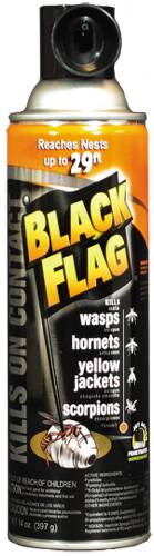 BLACK FLAG WASP HORNET YELLOW JACKET SCORPION KILLER