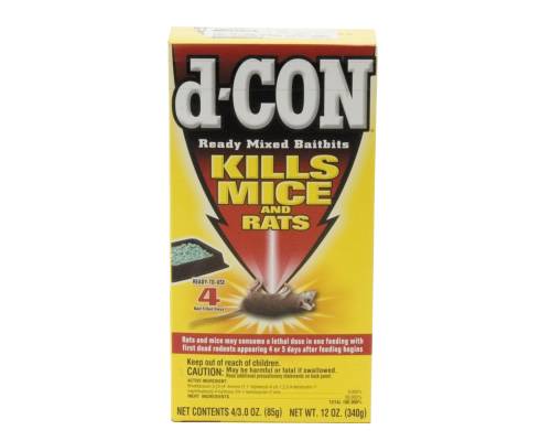D CON RAT & MICE KILLER 12 OZ - Click Image to Close